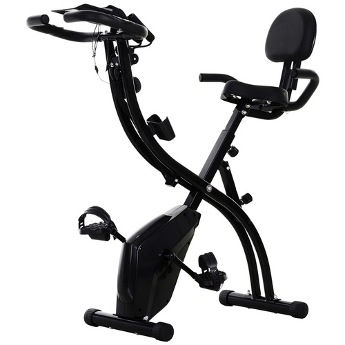 HOMCOM Heimtrainer, BxHxL: 52 x 110 x 107 cm - schwarz