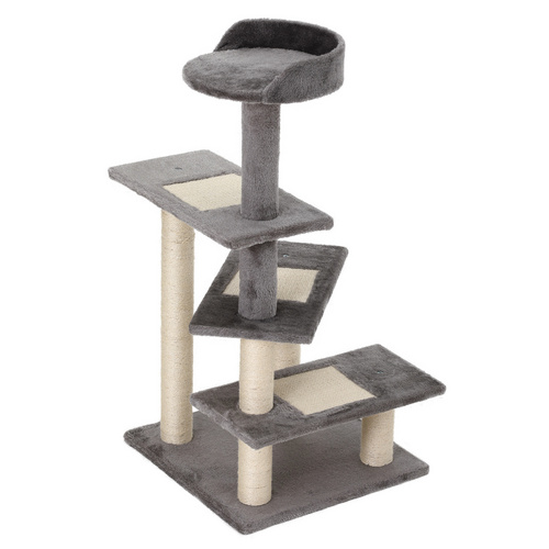 PawHut Kratzbaum, 48 cm, beige/grau
