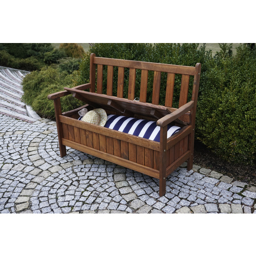 DOBAR Gartenbank, Holz, 2-Sitzer, BxHxT:...