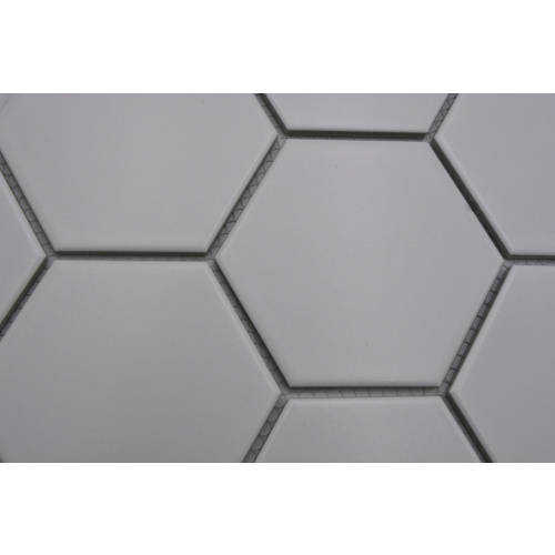 Thumbnail - HuH Mosaik Mosaikmatte »Hexa«, BxL: 29,55 x 25,6 cm, Keramik - weiss