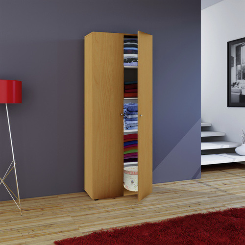 Thumbnail - VCM Schrank »Vandol I«, BxHxL: 39 x 178 x 70 cm, Holzwerkstoff - braun