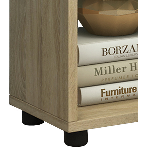 Thumbnail - VCM Regal »Blina«, BxHxL: 20 x 119 x 60 cm, Holzwerkstoff - braun