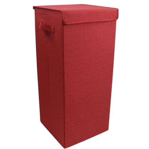 VCM Wäschebox »Dreso L«, BxHxL: 30 x 70 x 70 cm, Textil - rot