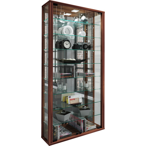 VCM Vitrine »Vitrosa«, BxH: 59 x 114,8 cm, Holzwerkstoff/Glas - braun