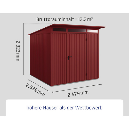 Ecostar Gerätehaus »Trend-P«, Metall,...