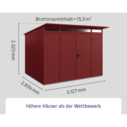 Ecostar Gerätehaus »Trend-P«, Metall,...