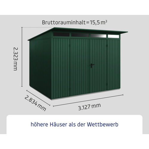 Ecostar Gerätehaus »Trend-P«, Metall,...