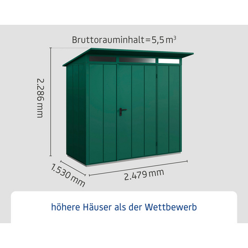 Ecostar Gerätehaus »Elegant-P« (RABATT 10%) | Restposten 10% Rabatt Ecostar Gerätehaus »Elegant-P« (RABATT 10%) | Restposten 10% Rabatt