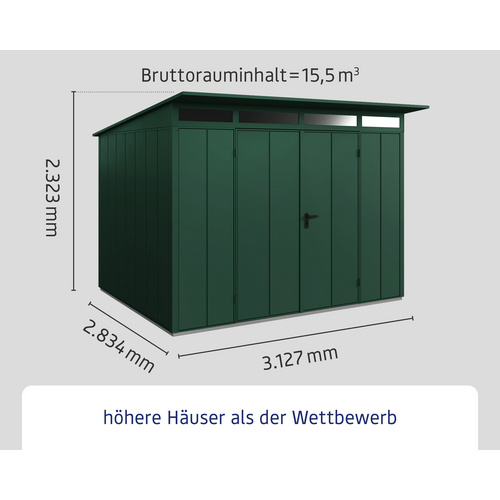 Ecostar Gerätehaus »Elegant-P«, Metal...