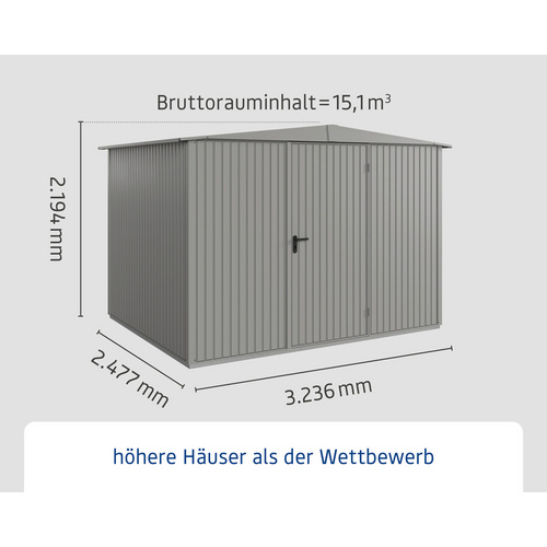 Ecostar Gerätehaus »Trend-S« (RABATT 10%) | Restposten 10% Rabatt Ecostar Gerätehaus »Trend-S« (RABATT 10%) | Restposten 10% Rabatt