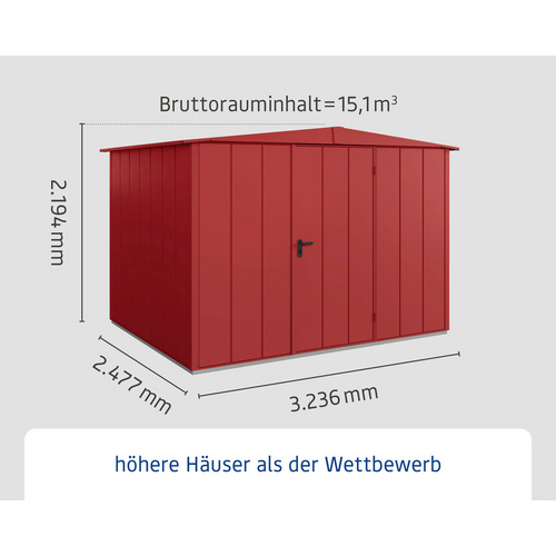 Ecostar Gerätehaus »Elegant-S« (RABATT 10%)