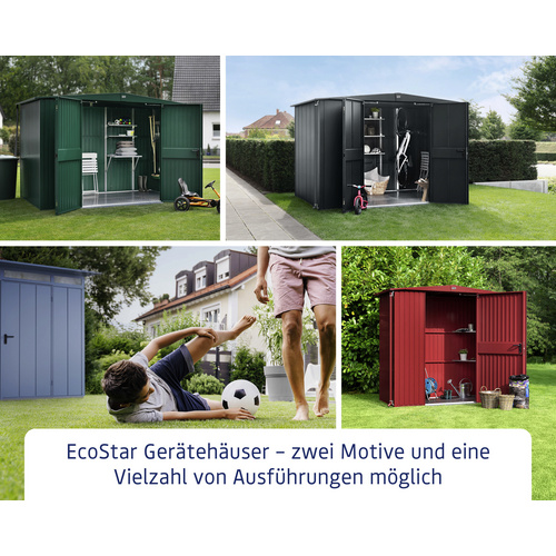 Ecostar Gerätehaus »Elegant-P« (RABATT 19%) - 5.66 qm