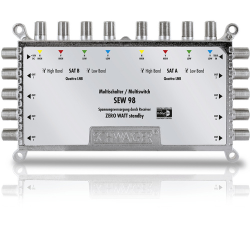 SCHWAIGER Multischalter, SAT 9×8