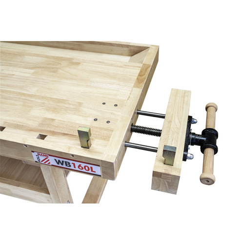 Thumbnail - HOLZMANN-MASCHINEN Werkbank, BxHxL: 71,5 x 17 x 158,5 cm, Holz - rot