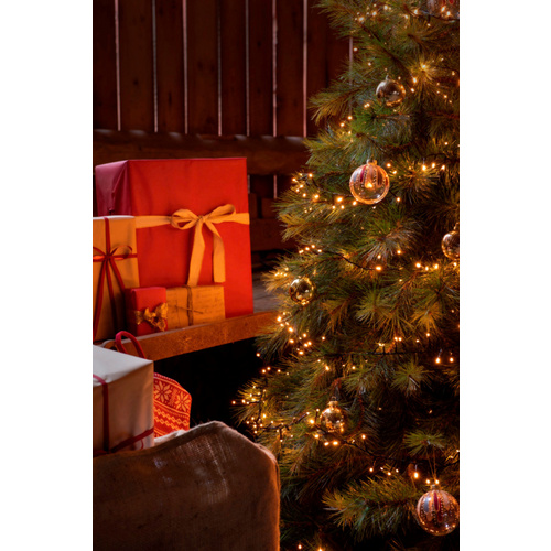 Thumbnail - Konstsmide LED-Lichterkette, schwarz, Kabellänge: 26,98 m - weiss