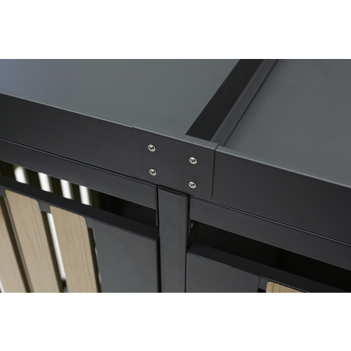 Westmann Mülltonnenbox, 480 l, Holzopti...