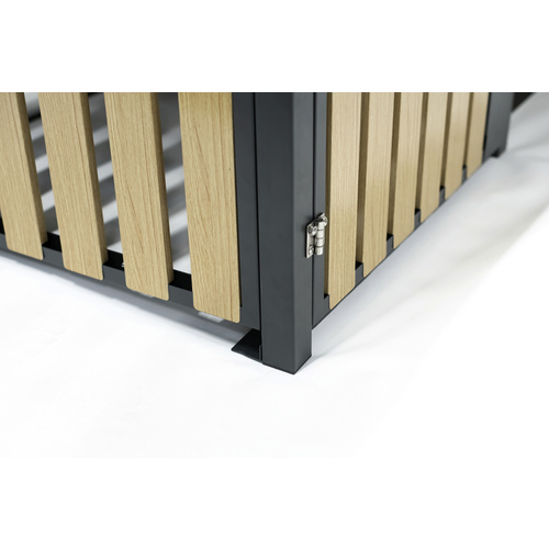 Westmann Mülltonnenbox, 480 l, Holzopti...