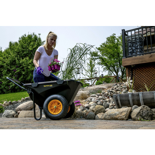 polar Schubkarre »Cub Cart«, 198 l, Schwarz