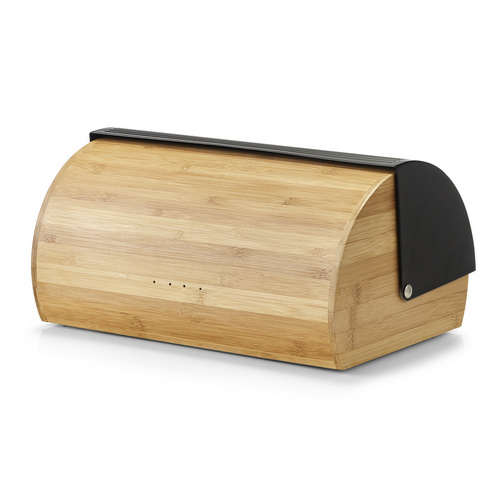 ZELLER Brotkasten »Bamboo«, BxHxL: 27 x 19 x 39 cm, schwarz