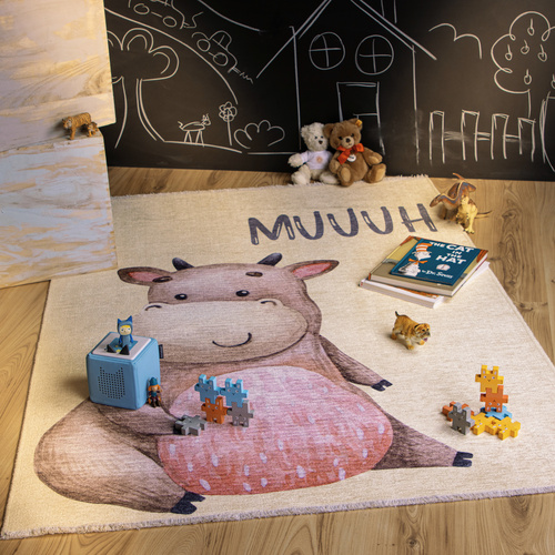 obsession Home Fashion Kinder-Teppich »My Greta «, BxL: 115 x 170 cm, rechteckig, Baumwolle/Polyester - bunt