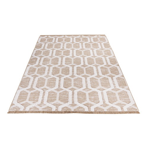 obsession Home Fashion Design-Teppich »My Nomad «, BxL: 160 x 230 cm, rechteckig, Baumwolle/Polyester - beige