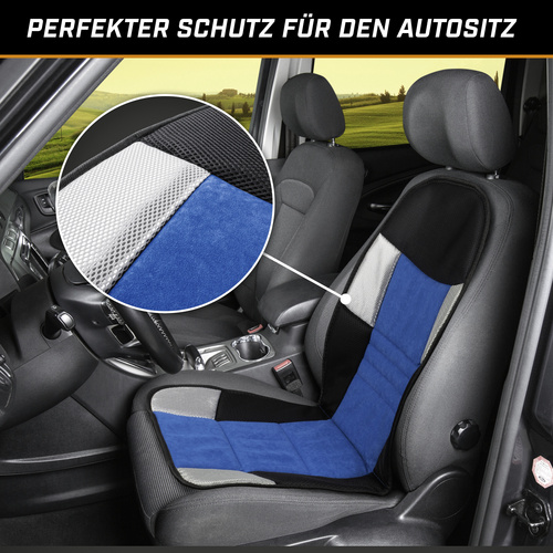 CarComfort Sitzauflage »Hunt«, Polyester - blau | schwarz