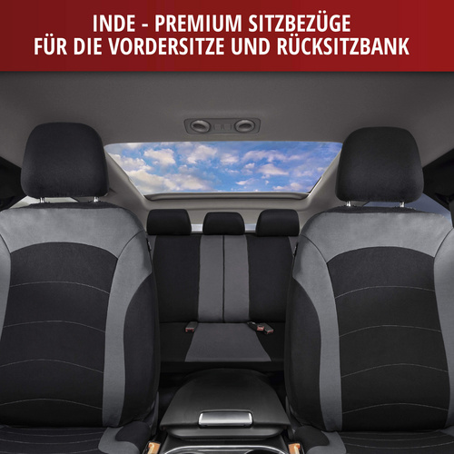 Thumbnail - WALSER Sitzbezug »Inde«, Polyester - schwarz | grau