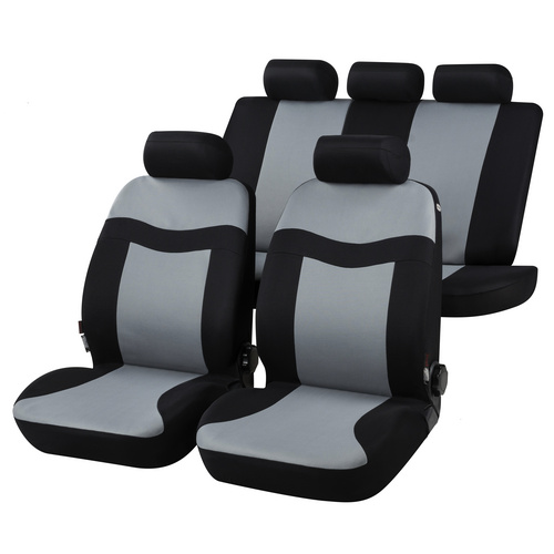 CarComfort Sitzbezug »Rockford«, Polyester – schwarz | grau