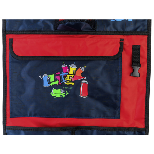 Thumbnail - Kids Experts Rückenlehnenschutz »Graffiti«, Polyester - blau