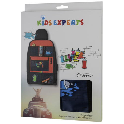 Thumbnail - Kids Experts Rückenlehnenschutz »Graffiti«, Polyester - blau