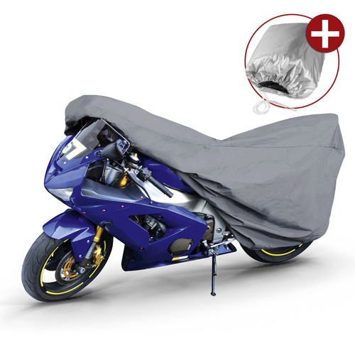 Thumbnail - WALSER Motorradabdeckplane »Sport«, für Motorräder, Stärke: 1,2 mm - grau