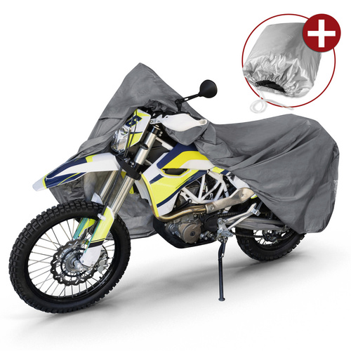 Thumbnail - WALSER Motorradabdeckplane »Enduro«, für Motorräder, Stärke: 1,2 mm - grau