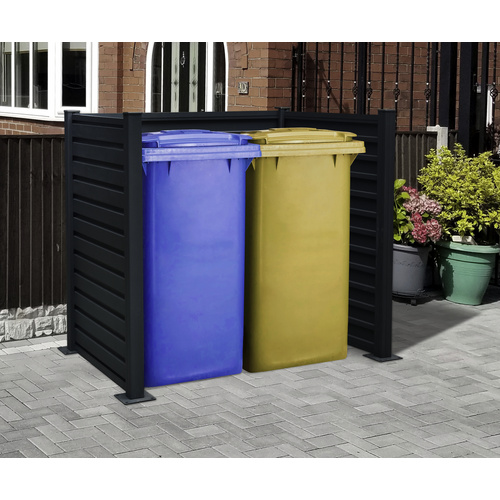 FLORAWORLD Mülltonnenbox, anthrazit, re...