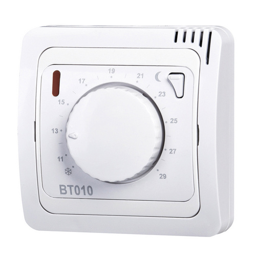 hvh Funkthermostat, weiß, BxHxL: 8,2 x 3,4 x 8,2 cm, für Infrarotheizung HVH – weiss | silberfarben