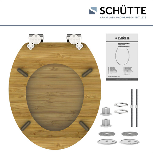 SCHÜTTE WC-Sitz »DONT HURRY«, MDF, oval, mit Softclose-Funktion - bunt