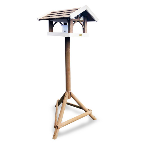 HABAU Vogelhaus »Tirol«, BxHxT: 43 x 124 x 43 cm, Holz - braun