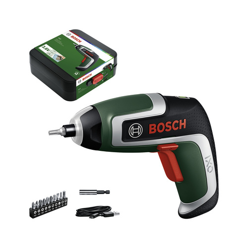 Bosch Home & Garden Grün Akku-Schrauber "Ixo 7" Mit 10 Standard-Schrauberbits Bit-Halter Und Aufbewahrungsbox von Baur - Image 13