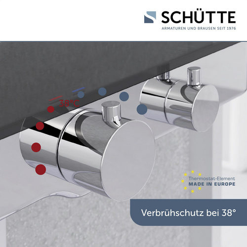 SCHÜTTE Duscharmatur, anthrazit - grau