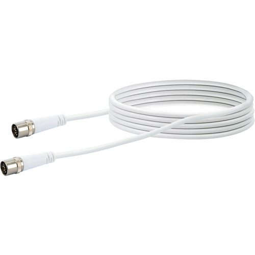 SCHWAIGER Anschlusskabel, Modem-Anschlusskabel 5,0 m, weiss