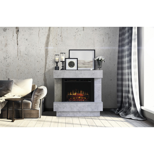 GLEN DIMPLEX Elektrokamin »Optiflame®«, 1,4 kW, BxHxT: 92,5 x 90,2 x 32 cm - weiss