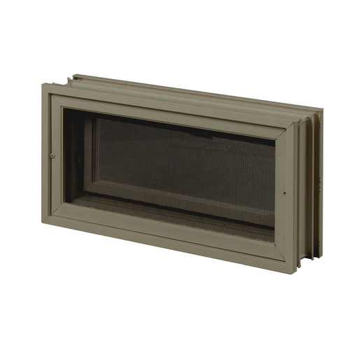 Thumbnail - Fuchs Design Lüftungsfenster, BxHxT: 38 x 19 x 8 cm, 2.9 W/mK - grau