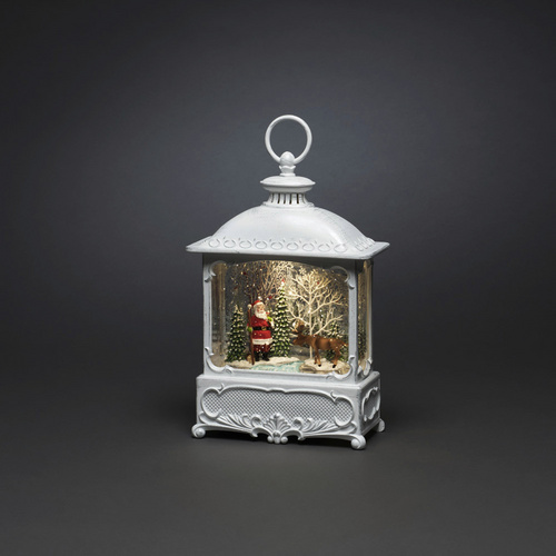 Konstsmide Weiß Wasserlaterne Weihnachtsmann Elch Beleuchtet, 18 X 8,6 X 30 Cm Led-Figuren - Image 4