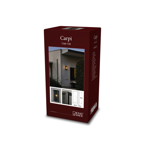 Thumbnail - Konstsmide Wandleuchte »Carpi«, schwarz, 60 W, ohne Leuchtmittel