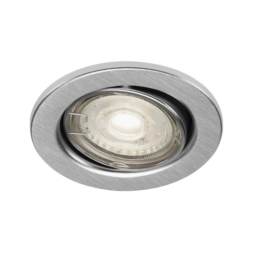 Briloner LED Einbauleuchte aluminiumfarbig