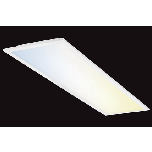 Di-Ka LED Deckenleuchte Piatto ultraflach, CCT, 100 x 25 cm, weiß