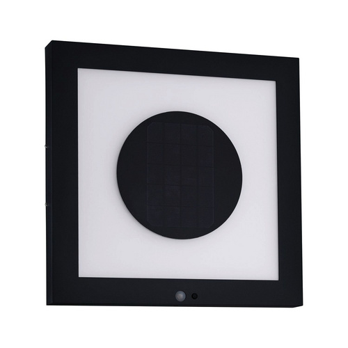Paulmann LED Außen-Wandleuchte Outdoor Solar Panel Taija mit Bewegungsmelder 400x400mm Anthrazit 3.000K