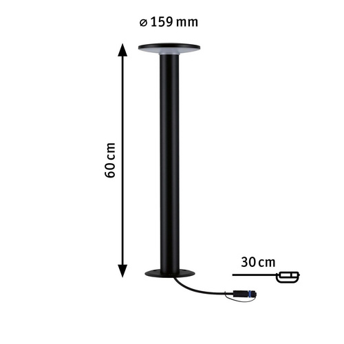 PAULMANN Lichtsysteme, grau, Höhe: 60 c...