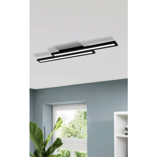 EGLO connect Wand-/Deckenleuchte »SALITERAS-C«, Stahl, 2700-6500K - schwarz