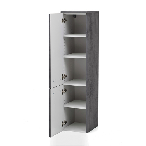 Thumbnail - HELD MÖBEL Midischrank »Stockholm«, BxHxT: 30 x 130 x 35 cm - grau