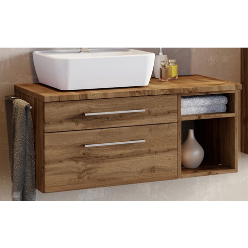 Thumbnail - HELD MÖBEL Unterbecken-Set »Davos«, BxHxT: 90 x 200 x 47 cm - bunt